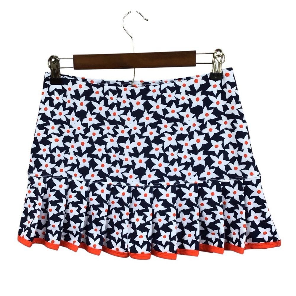 40 Lime Floral Athletic Skort - Picture 2 of 7